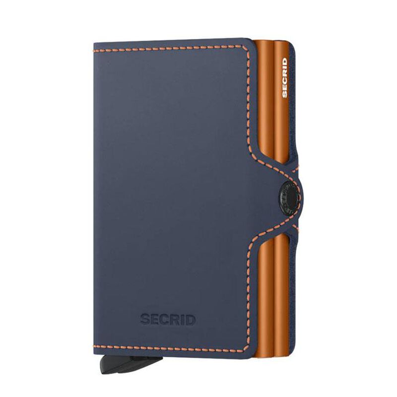 Secrid Twinwallet Matte Night Blue Orange image number 0